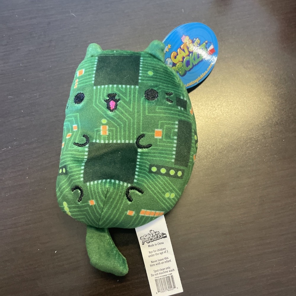 CATS VS. PICKLES CHIP #152 6" CHONK COLLECTIBLE BEAN BAG PLUSH NEW WITH TAGS